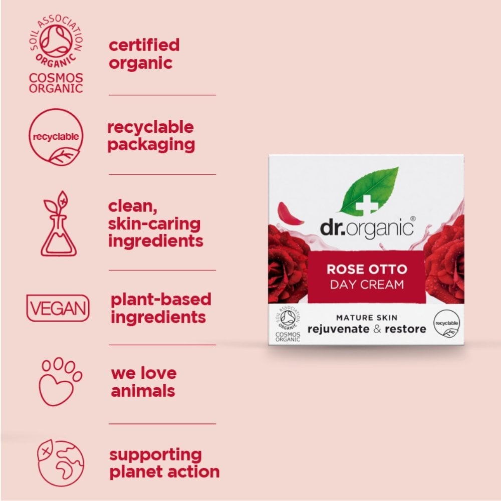 Dr. Organic Rose Otto Day Cream 50ml