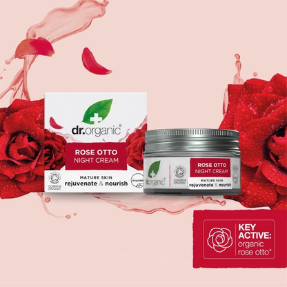 Dr. Organic Rose Otto Night Cream 50ml