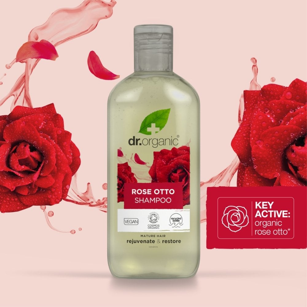 Dr. Organic Rose Otto Shampoo 265ml