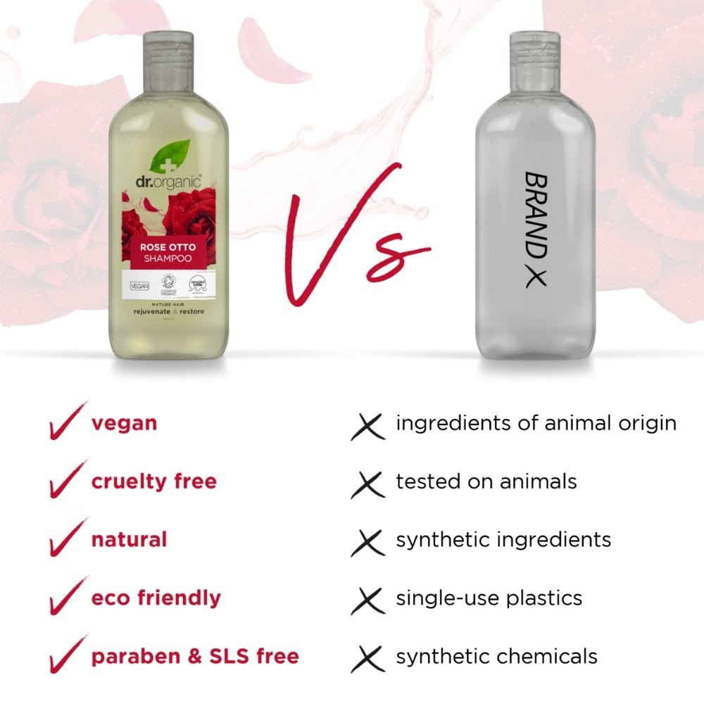 Dr. Organic Rose Otto Shampoo 265ml