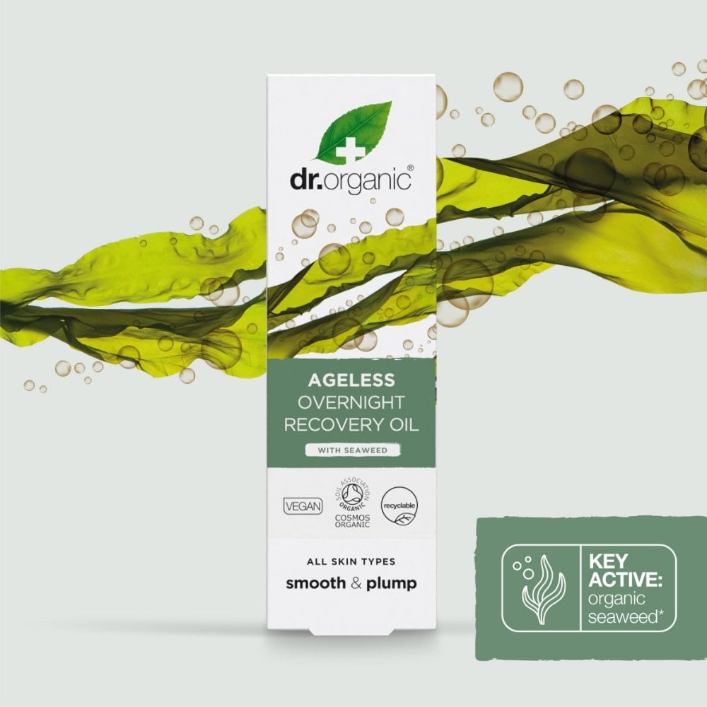 Dr. Organic Seaweed Ageless Overnight Recovery Oil 30ml
