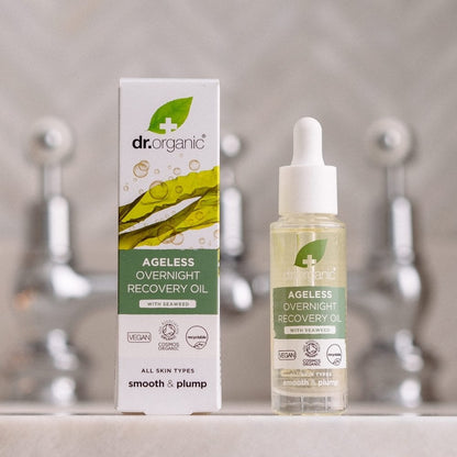 Dr. Organic Seaweed Ageless Overnight Recovery Oil 30ml