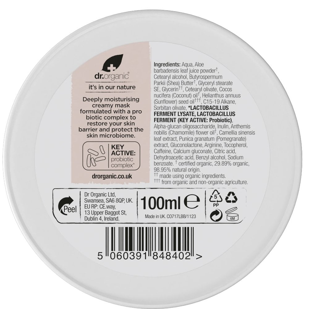 Dr. Organic Skin Calm Probiotic Recovery Mask 100ml