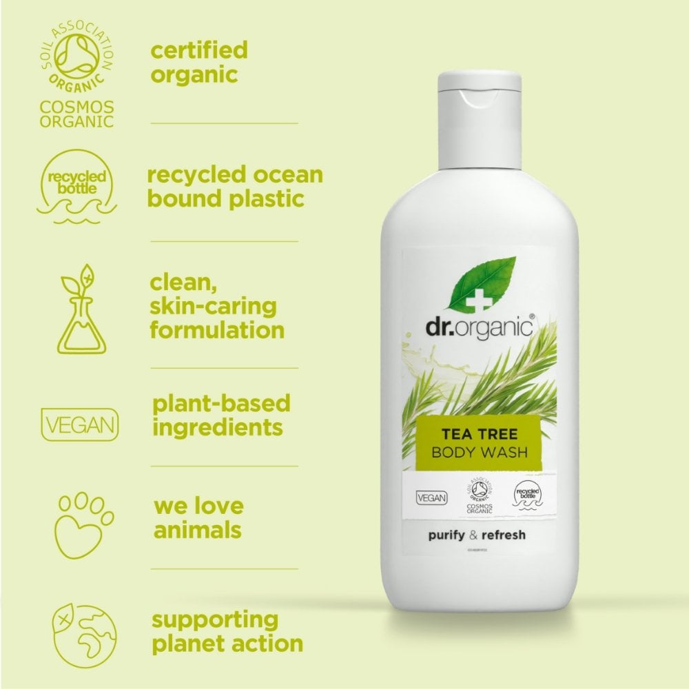Dr. Organic Tea Tree Body Wash 250ml