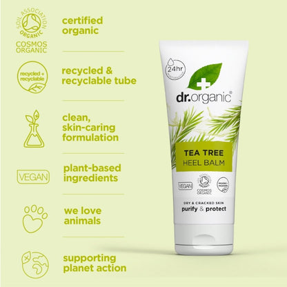 Dr. Organic Tea Tree Heel Balm 100ml