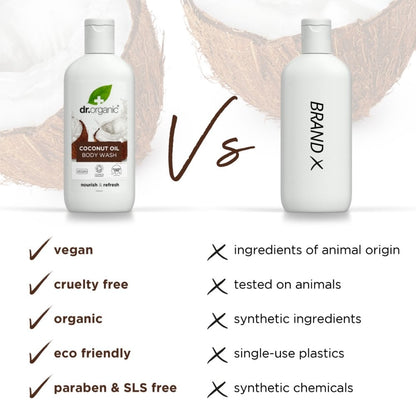 Dr. Organic Virgin Coconut Oil Body Wash 250ml