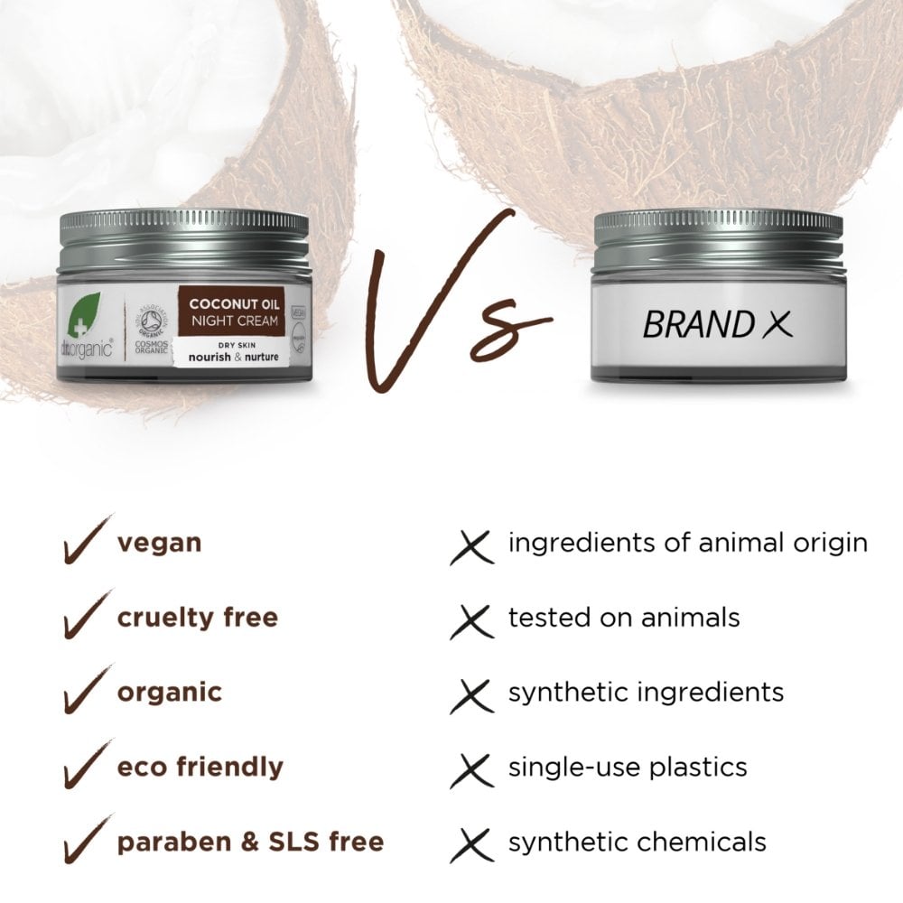 Dr. Organic Virgin Coconut Oil Night Cream 50ml