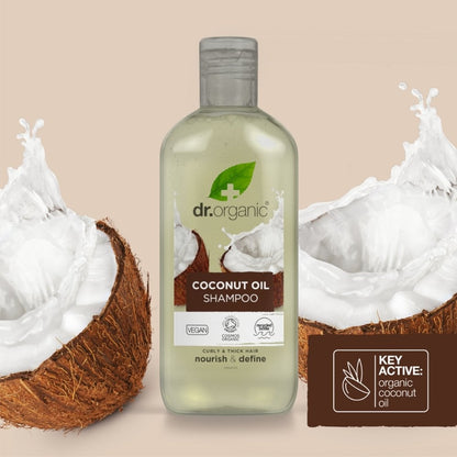 Dr. Organic Virgin Coconut Oil Shampoo 265ml