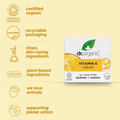 Dr. Organic Vitamin E Cream 50ml