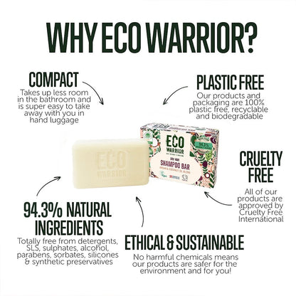 Eco Warrior Dry Hair Shampoo Bar 100g
