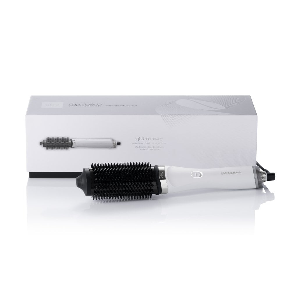 ghd Duet Professional 2-in-1 Blow Dry Brush White