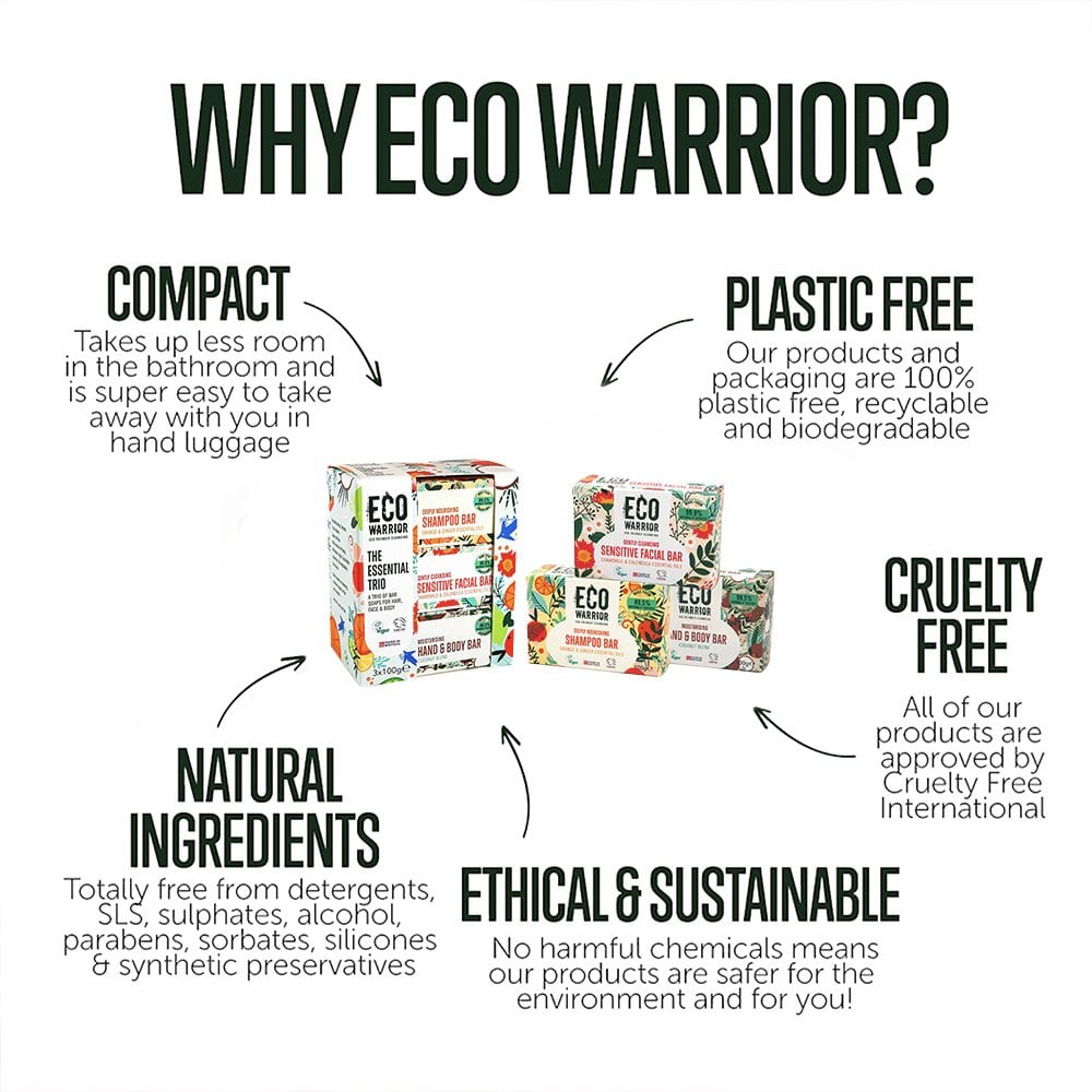 Eco Warrior Essential Trio Gift Pack 3 x 100g
