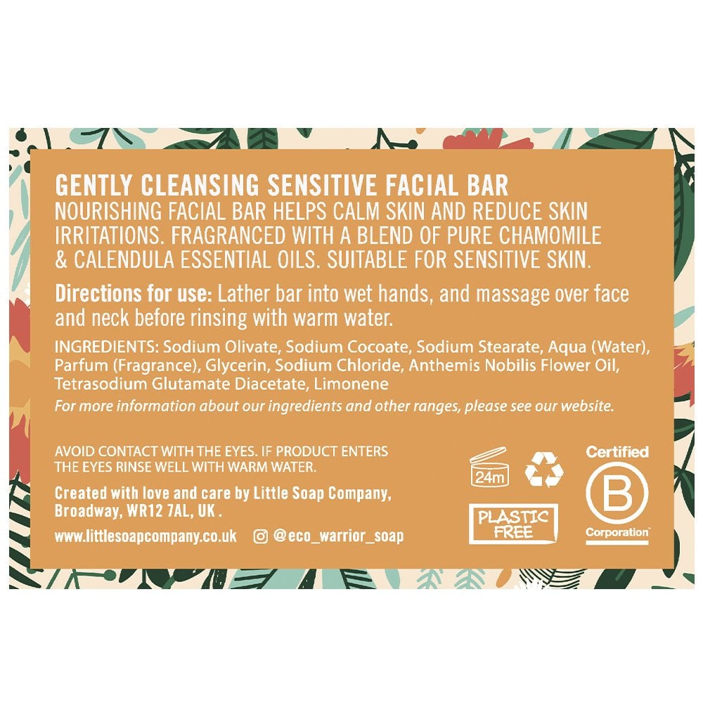 Eco Warrior Gently Cleansing Sensitive Facial Bar 100g