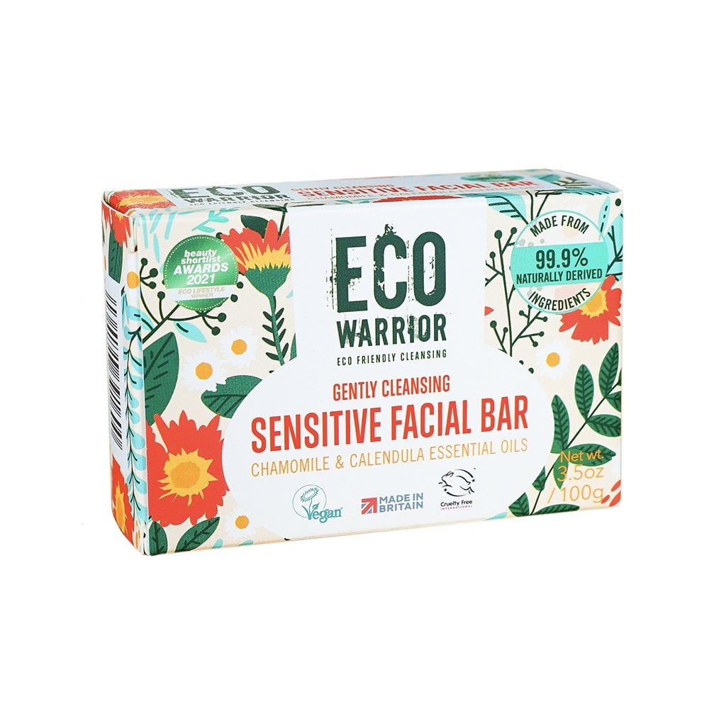 Eco Warrior Gently Cleansing Sensitive Facial Bar 100g