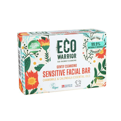 Eco Warrior Gently Cleansing Sensitive Facial Bar 100g