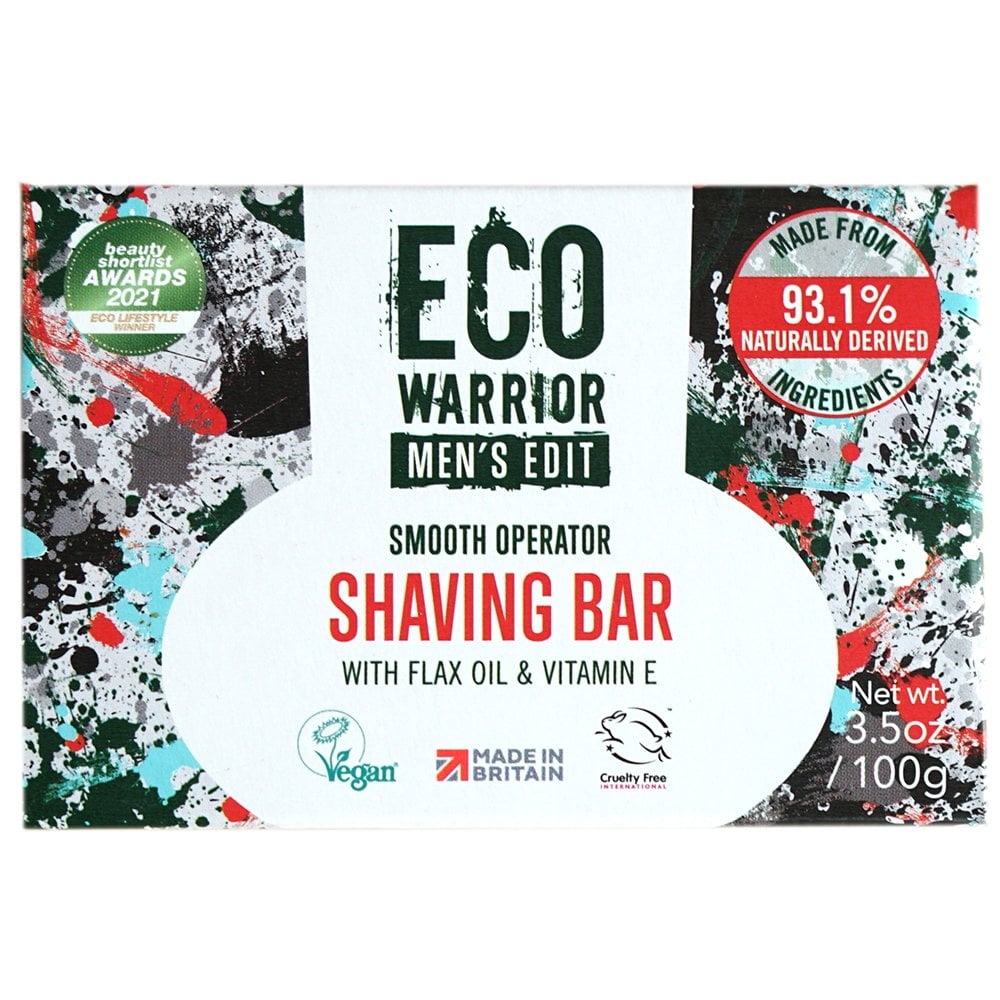 Eco Warrior Men's Edit Smooth Operator Shaving Bar 100g