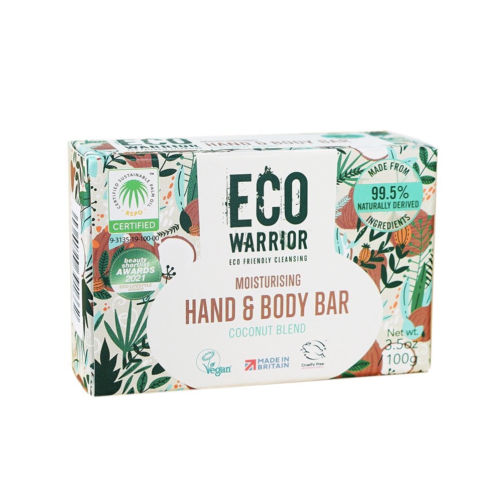 Eco Warrior Moisturising Hand & Body Bar 100g