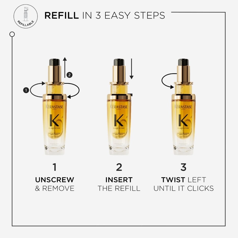 Kérastase Elixir Ultime L'Huile Originale Hair Oil Refill 75ml
