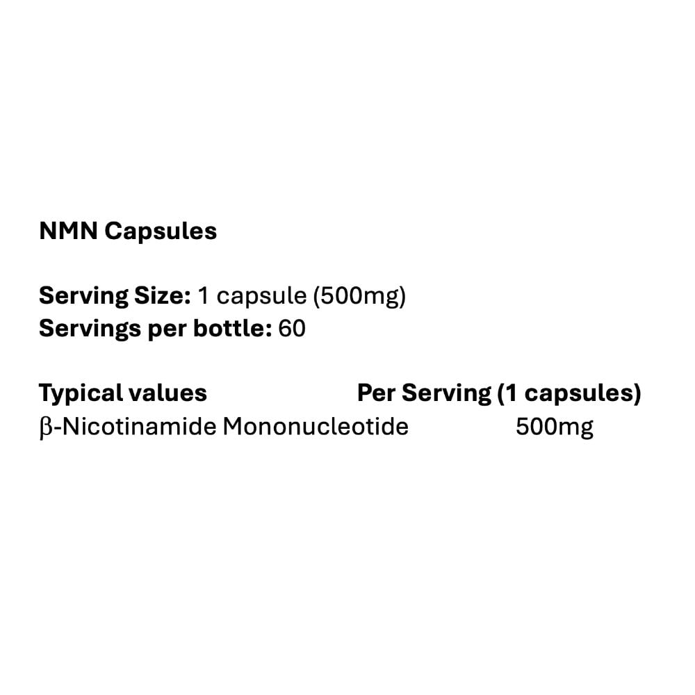 Kiki Health Enhanced Absorption NMN 500mg 60 Vegicaps