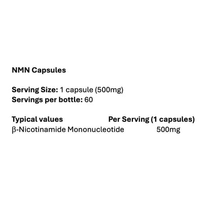 Kiki Health Enhanced Absorption NMN 500mg 60 Vegicaps