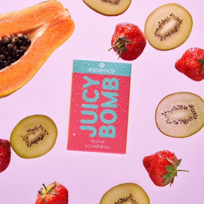 Essence Juicy Bomb Lip Oil Set 5 x 2.4ml