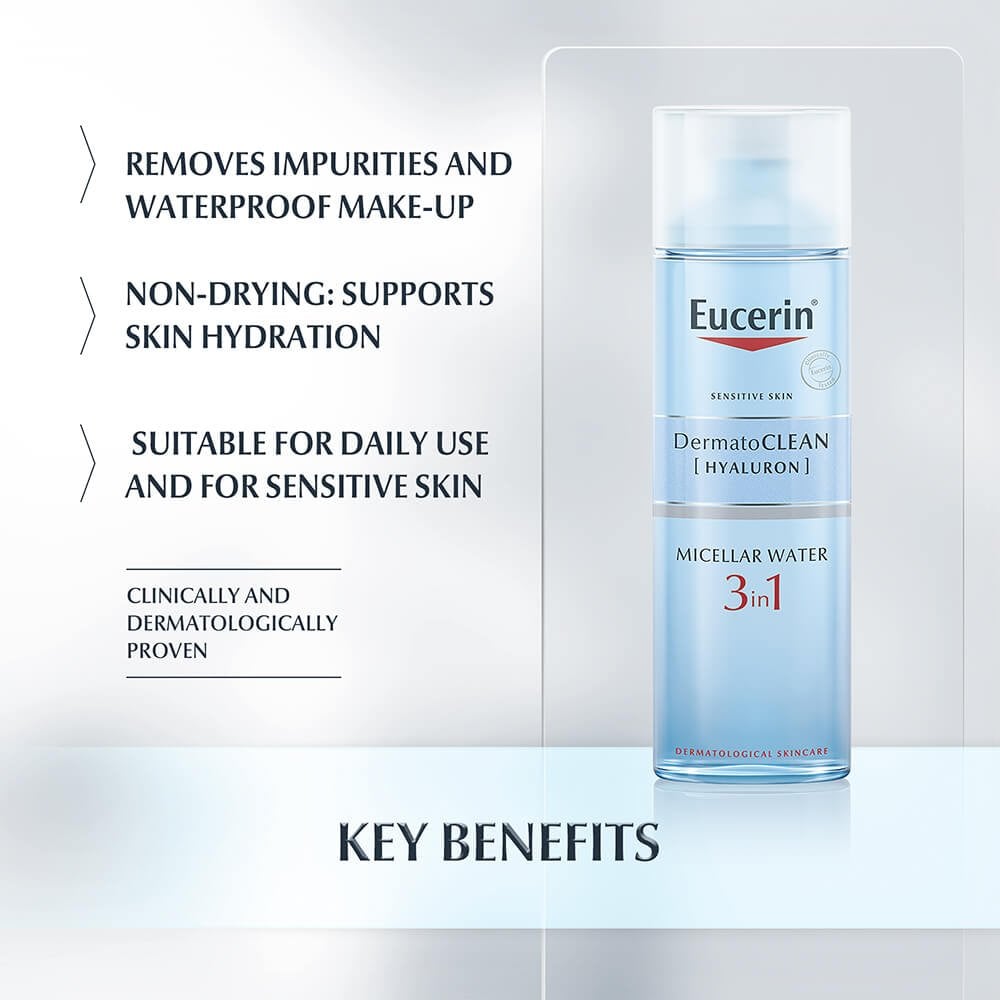 Eucerin DermatoClean 3-In-1 Micellar Water 200ml
