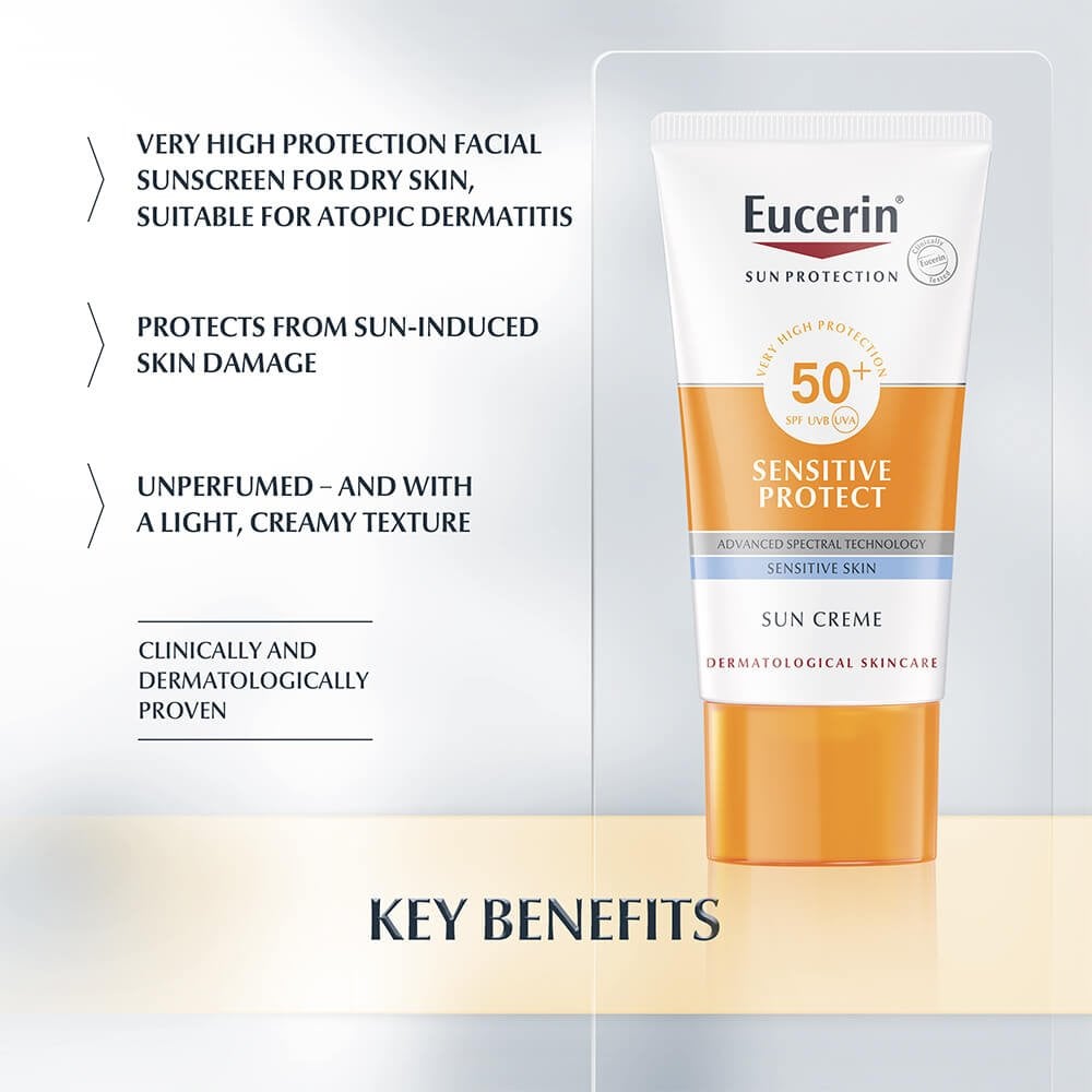 Eucerin Sensitive Protect Face Sun Cream SPF50+ 50ml