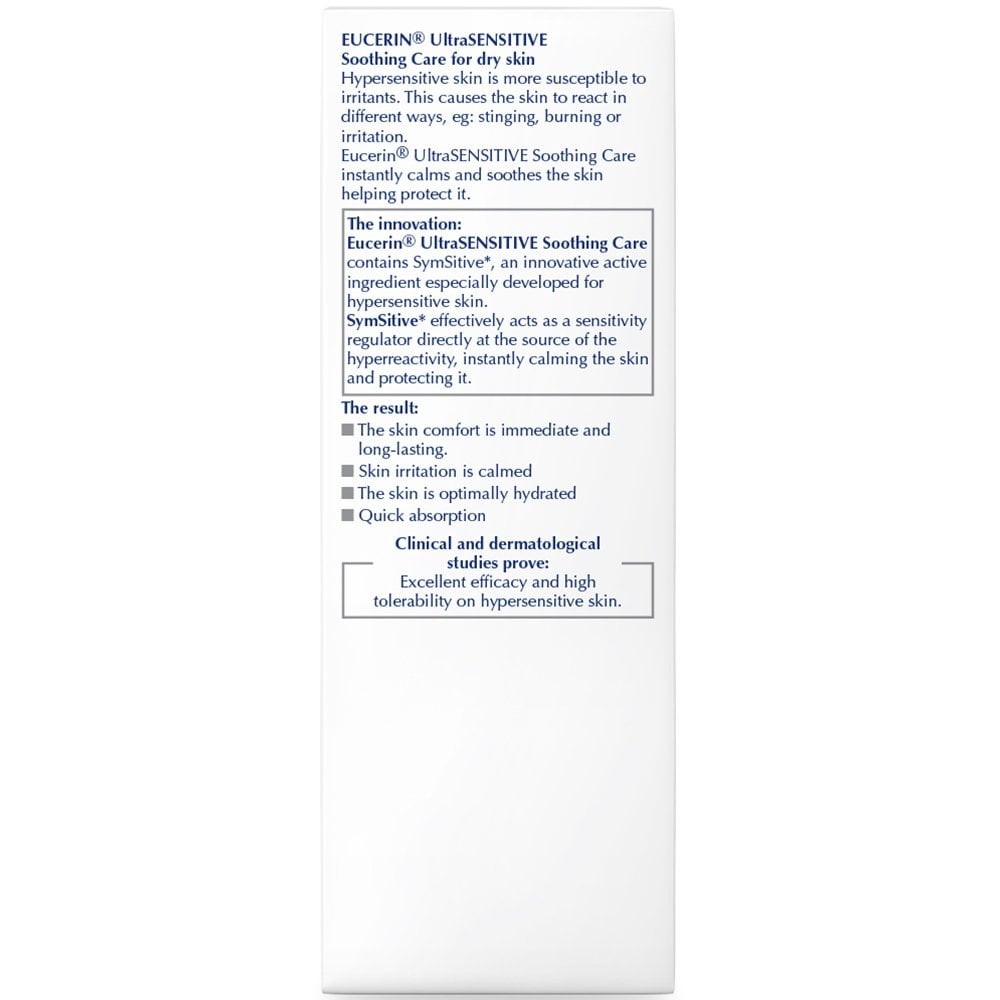 Eucerin UltraSensitive Soothing Care Cream Dry Skin 50ml