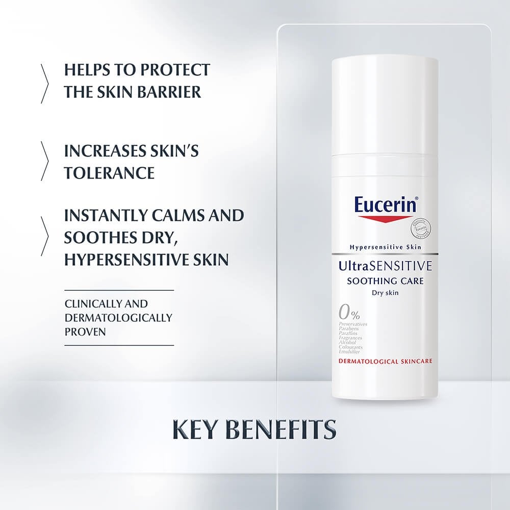 Eucerin UltraSensitive Soothing Care Cream Dry Skin 50ml