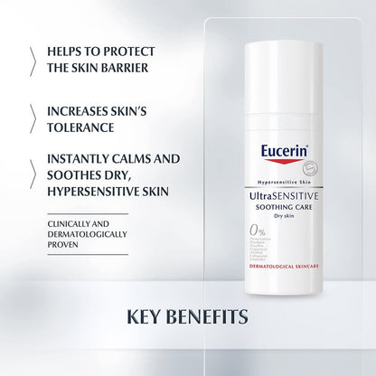 Eucerin UltraSensitive Soothing Care Cream Dry Skin 50ml