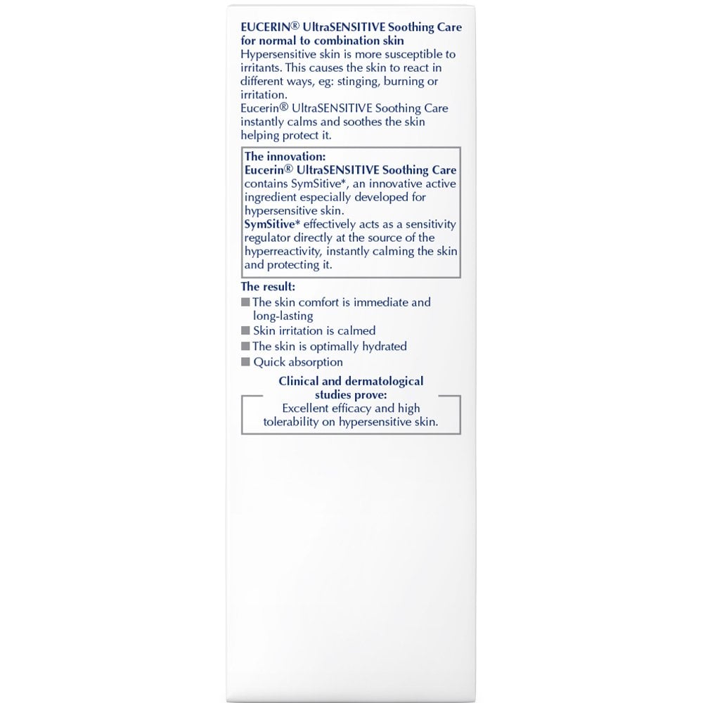 Eucerin UltraSensitive Soothing Care Cream Normal to Combination Skin 50ml