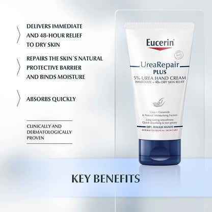 Eucerin Urea Repair+ 5% Urea Hand Cream 75ml