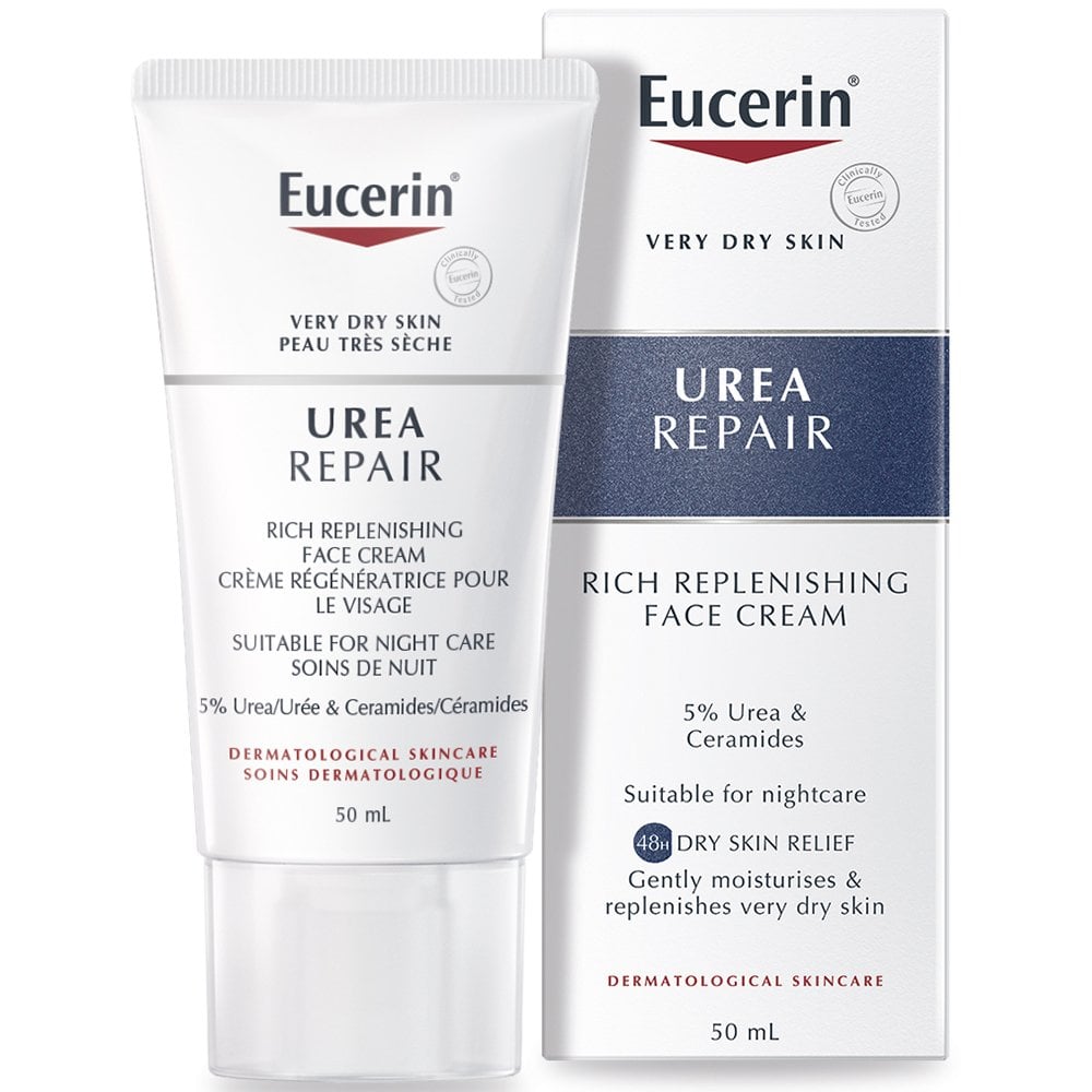 Eucerin Urea Repair 5% Urea Rich Replenishing Face Cream 50ml