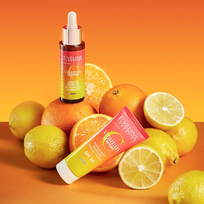 Eveline Cosmetics Vitamin C 3x Action Moisturising & Protective Face Cream SPF50 30ml