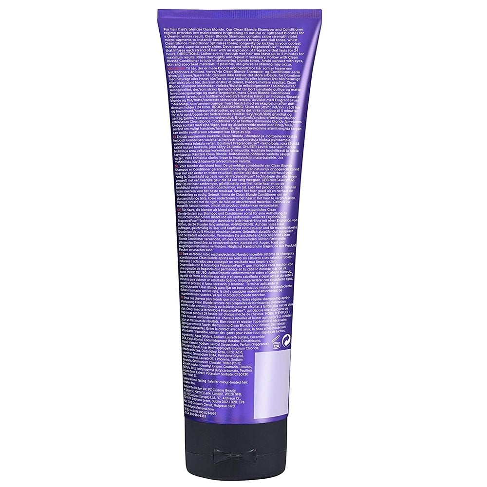 Fudge Professional Everyday Clean Blonde Damage Rewind Toning Shampoo 250ml