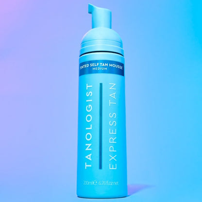 Tanologist Express Tan Tinted Self-Tan Mousse Medium 200ml