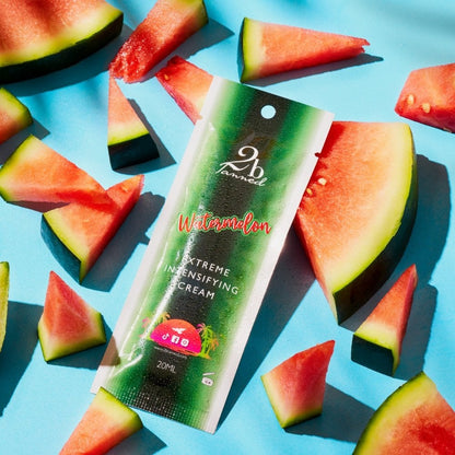 2BTanned Extreme Intensifying Cream Watermelon Tanning Accelerator Travel-Size Sachet 3 x 20ml