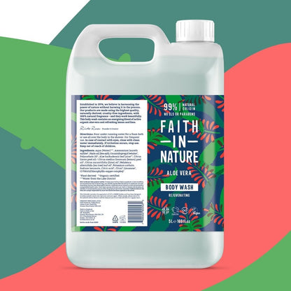 Faith In Nature Aloe Vera Body Wash 5000ml