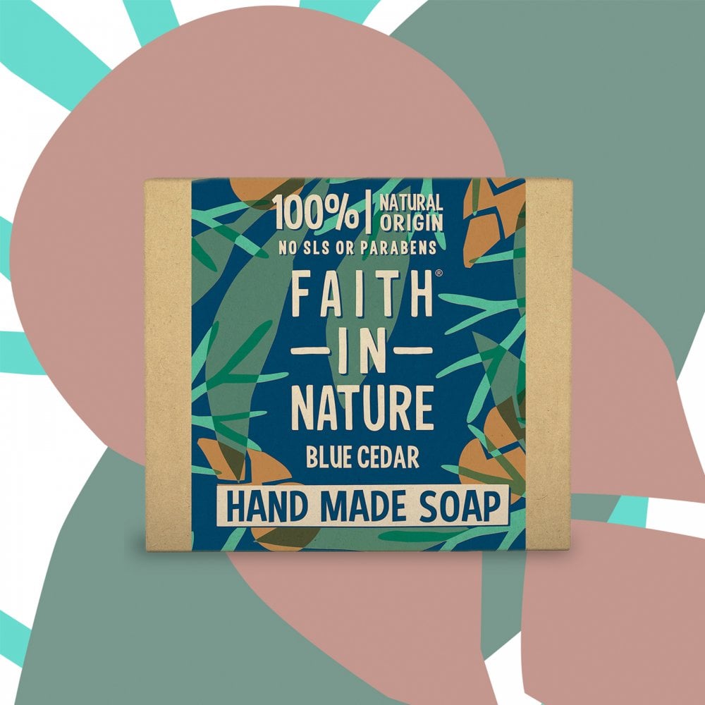 Faith In Nature Blue Cedar Hand Made Soap 100g