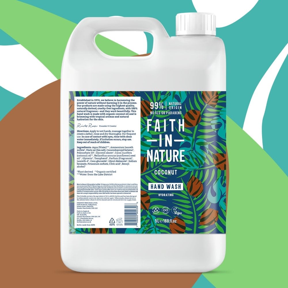 Faith In Nature Coconut Hand Wash 5000ml