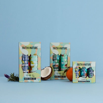 Faith In Nature Coconut Hydrating Hand & Body Care Gift Set 2 x 400ml