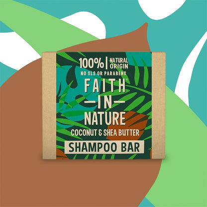 Faith In Nature Coconut & Shea Butter Shampoo Bar 85g