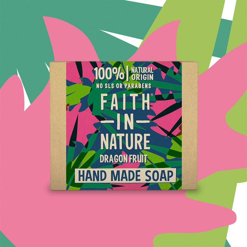 Faith In Nature Dragon Fruit Hand Made Soap 100g