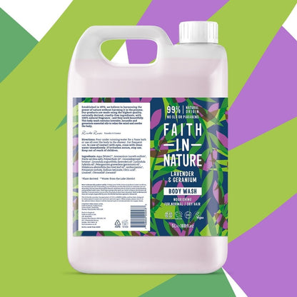 Faith In Nature Lavender & Geranium Body Wash 5000ml