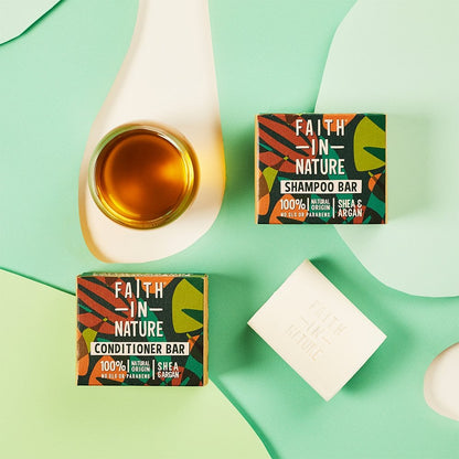 Faith In Nature Shea & Argan Shampoo Bar 85g