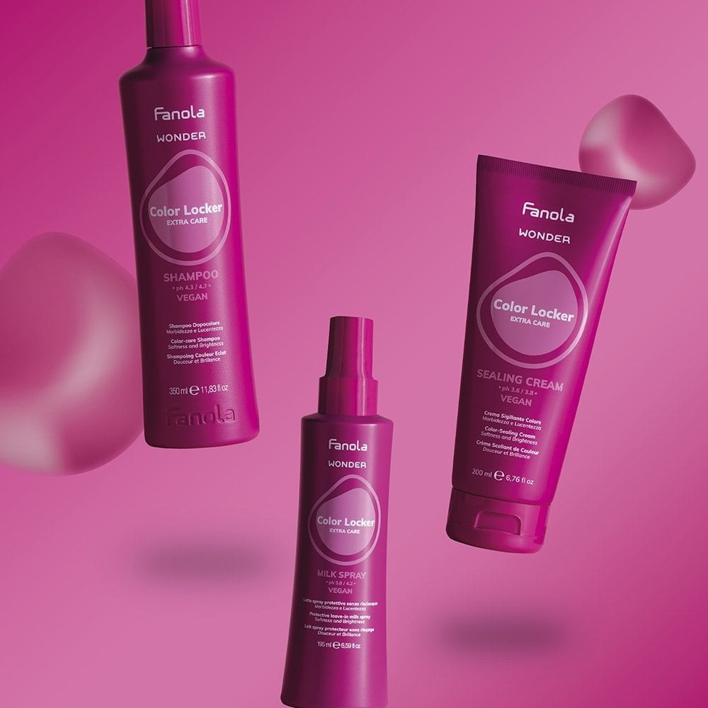 Fanola Wonder Colour Locker Shampoo 350ml & Sealing Cream 200ml Twin