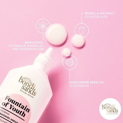 Bondi Sands Fountain Of Youth Restoring Bakuchiol Serum 30ml