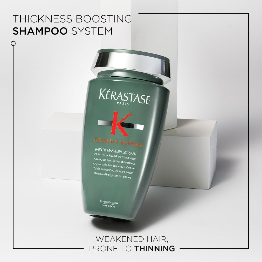 Kérastase Genesis Homme Bain De Masse Epaississant Thickness Boosting Shampoo 250ml