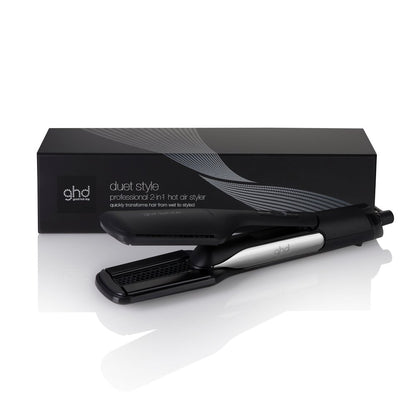 ghd Duet Style 2-in-1 Hot Air Straightener, Drier & Styler Black