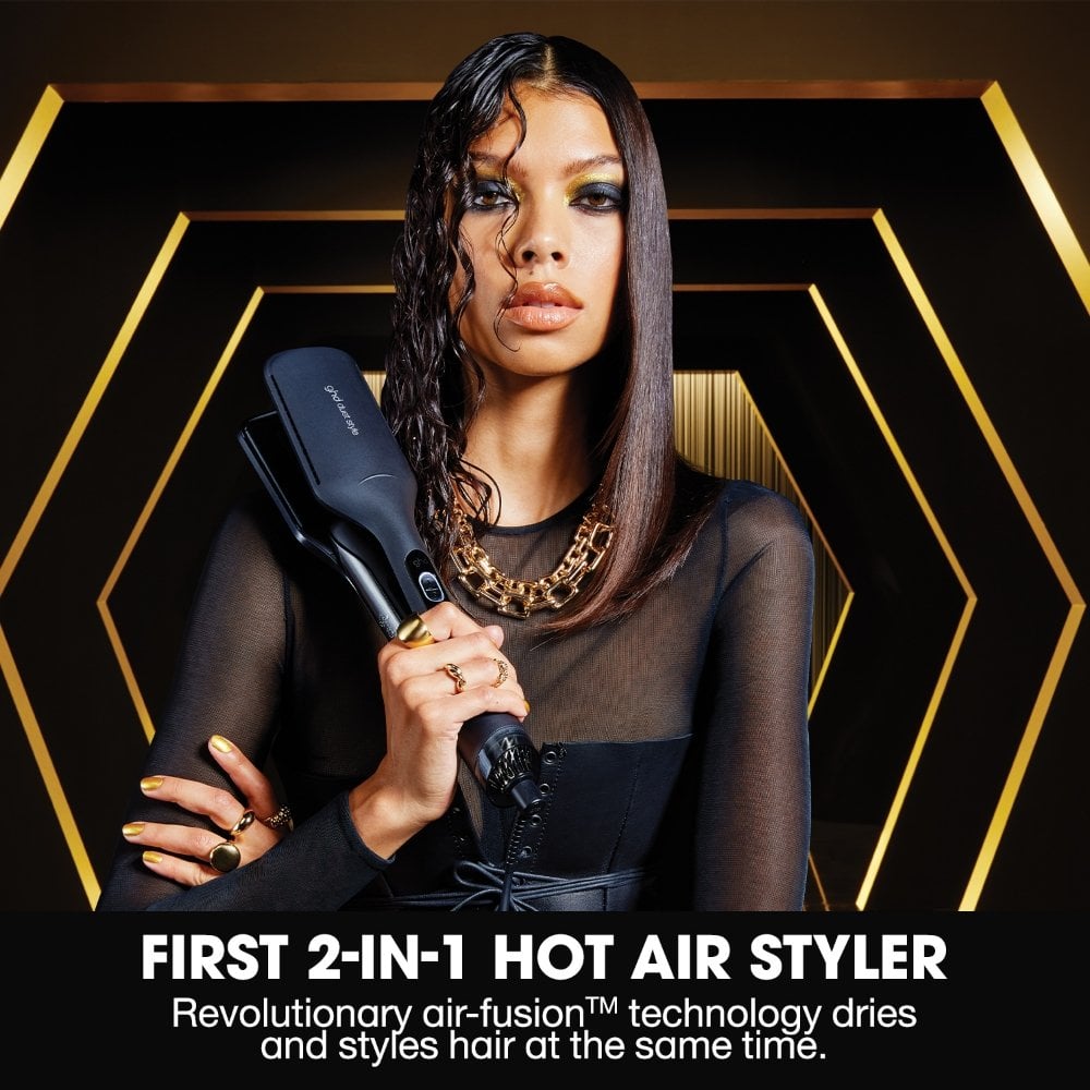 ghd Duet Style 2-in-1 Hot Air Straighter, Drier & Styler White